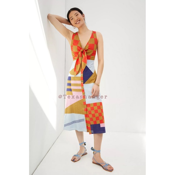 Anthropologie Dresses & Skirts - NWT Anthropologie Abstract Patchwork Dress S